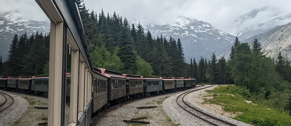 White Pass train tour in Alaska