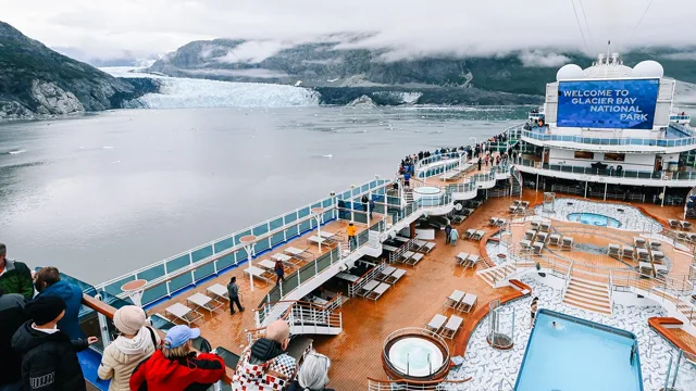 Royal Princess cruise ship in Glacier Bay, Alaska