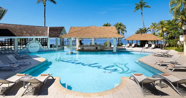 Sandals adult resort in Negril, Jamaica